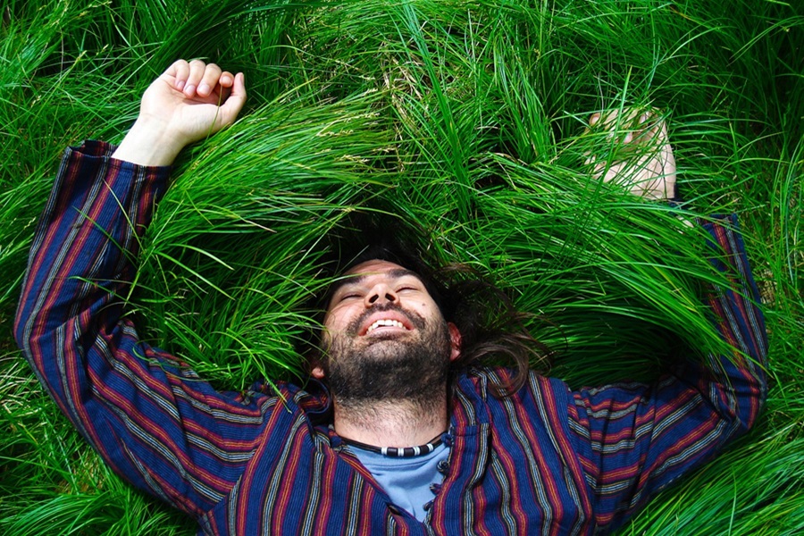 What are Standard Process Supplements Close Up of a Man Laying in Grass Smiling