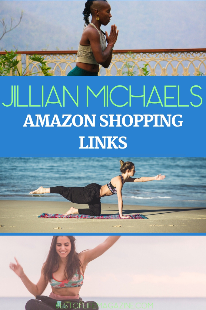 Jillian Michaels Amazon shopping links: The perfect place to get everything you need to live a happier, healthier, more fit life! Amazon Fitness Must Haves | Workout Gear on Amazon | Home Fitness Amazon | Amazon Fitness Clothes | Jillian Michaels Accessories | Fitness Things to Buy on Amazon #amazon #fitness via @amybarseghian