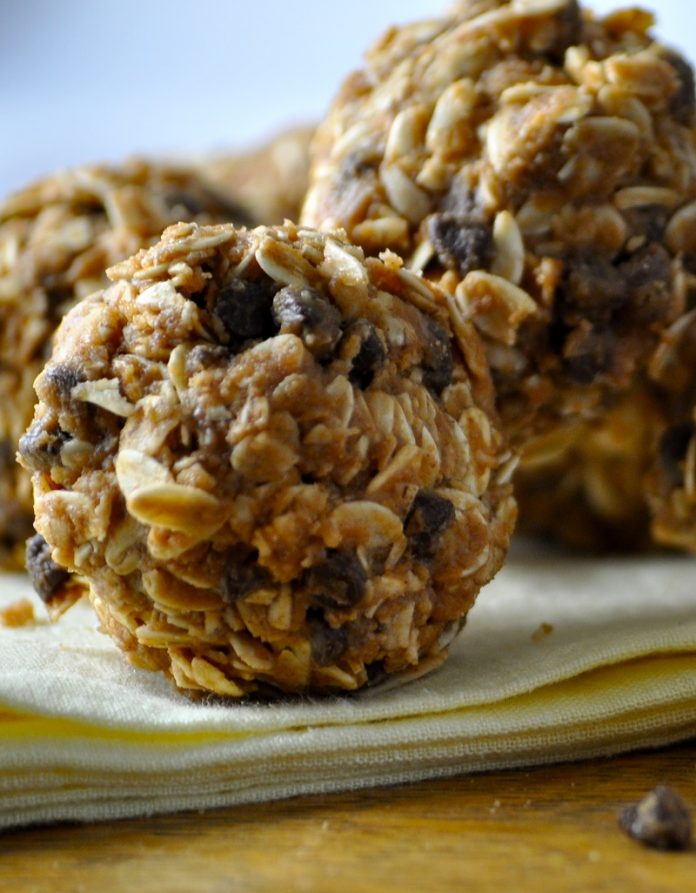 Peanut Butter Oatmeal Balls No Bake Gluten Free Dairy Free Recipe 