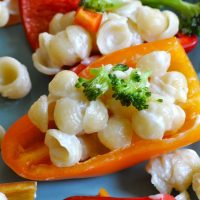 Our macaroni and cheese snacks with bell peppers make for a crisp and healthy snack everyone will enjoy any time of the day! Healthy Snack Recipes for Adults | Healthy Snack Recipes for Weight Loss | Healthy Snack Recipes for kids | Healthy Snack Ideas for Work | Heart Healthy Snack Recipes