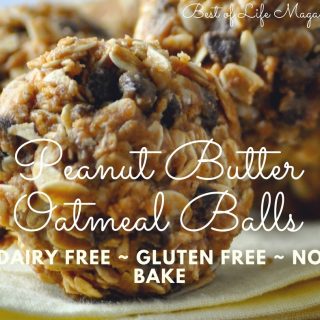 This no bake peanut butter oatmeal balls recipe is gluten free and dairy free making it the perfect healthy snack for an active lifestyle. No Bake Chocolate Oatmeal Balls | Oatmeal Energy Balls | Healthy Oatmeal Bites Recipe | Energy Balls with Oatmeal | Healthy Energy Balls Recipe