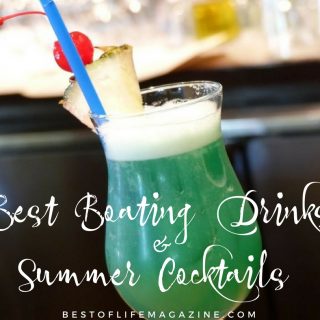 Use the best boating drinks to turn an hour of boating into a happy hour of boating filled with laughs, friends, family, and great booze. Drinks for Boating | Boating Cocktails | Drinks for Sailing | Cocktail Recipes for Boaters | Cocktail Recipes | Tropical Cocktail Recipes