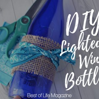 When you learn how to make a DIY Lighted Wine Bottle craft you can turn your love of wine in a display to enjoy all day long. DIY Crafts | DIY Ideas | DIY Wine Bottle Crafts | Wine Bottle Art Tutorial