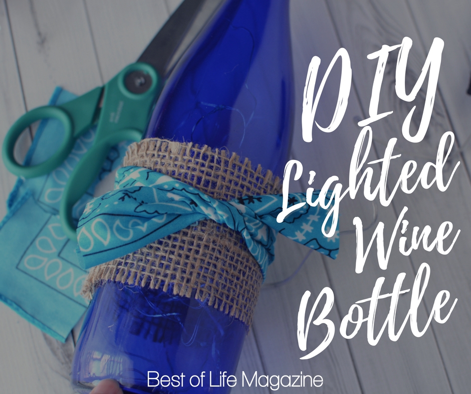 How to Make a DIY Lighted Wine Bottle Craft