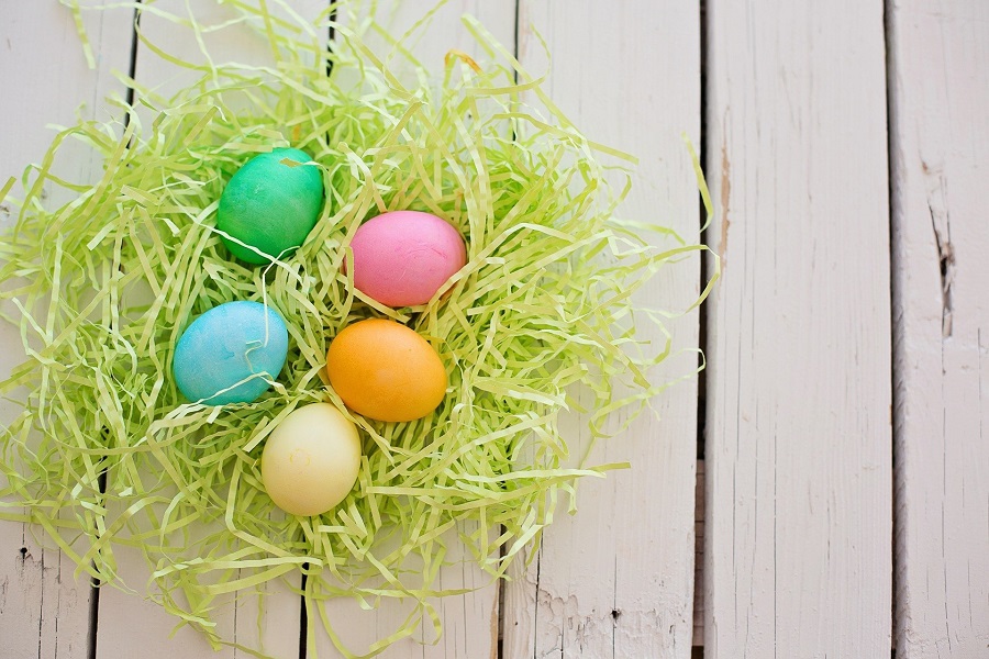 Dairy Free Easter Candy Recipes Green Nest with Tiny Easter Eggs