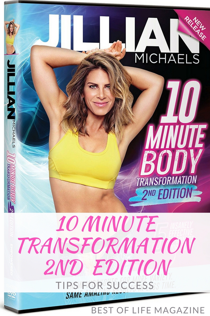 Jillian Michaels is back with her 10 Minute Body Transformation Second Edition workout and these tips will help you experience success along the way! Jillian Michaels Workouts | Workout Ideas | Exercise Routines | At-Home Workouts | Full Body Workouts #jillianmichaels #workouts
