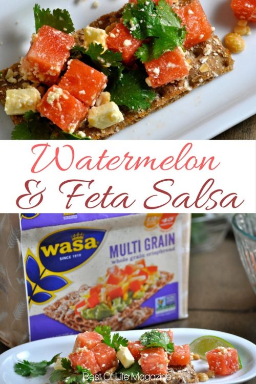 Wasa Crispbread recipes make for perfect snacks and appetizers!  Our watermelon and feta salsa, BLT, and avocado spread recipes are delicious and satisfy kids and adults. Healthy Snacks | Healthy Recipes | Wasa Crispbread Snacks | Recipes for Kids | Party Recipes | Appetizer Recipes #recipes 