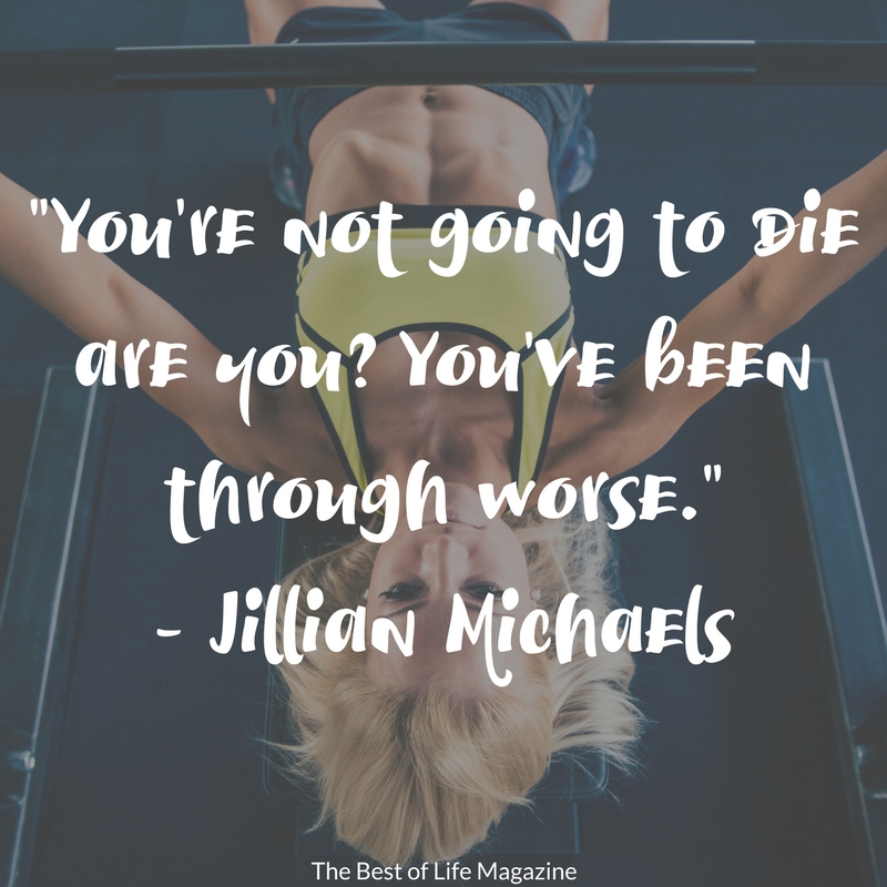 When you need some inspiration, there's no better help than these Jillian Michaels quotes from Ripped in 30! She's tough but fair, chin up champ! Jillian Michaels Workouts | Fitness Quotes | Fitness Motivation | Motivational Quotes | Inspirational Quotes | Fitness Inspiration