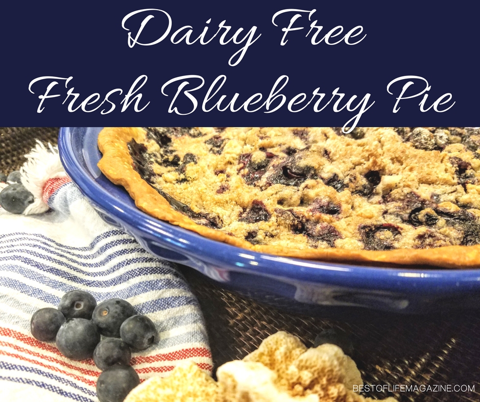 Dairy Free Fresh Blueberry Pie Recipe