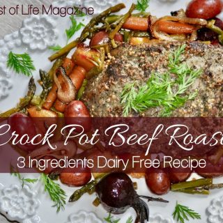 Enjoy this easy crock pot beef roast with vegetables any night of the week. It's perfect for food allergies as this is a dairy free crock pot roast recipe. How to Make Roast Beef in a Crockpot | Crockpot Roast Beef | Roast Beef Recipe | Crockpot Beef Recipe | Slow Cooker Beef Recipes | Slow Cooker Beef Roast