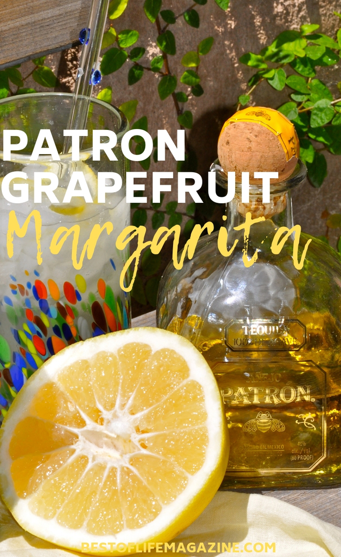 Making a Patron Grapefruit Cocktail is easy! This Patron Grapefruit Margarita recipe is simple, delicious, and perfectly refreshing. Everyone will love it! Margarita Recipes | Patron Cocktail Recipes | Happy Hour Recipes | Grapefruit Recipes | Cocktail Recipes | How to Make a Margarita #margarita #patron