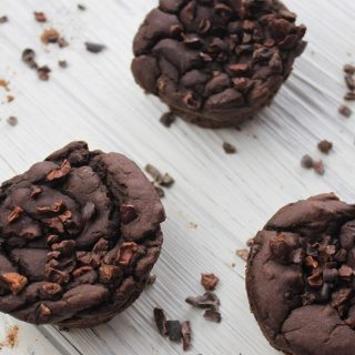 Ketogenic Diet Recipes for Breakfast Overhead of Chocolate Breakfast Muffins
