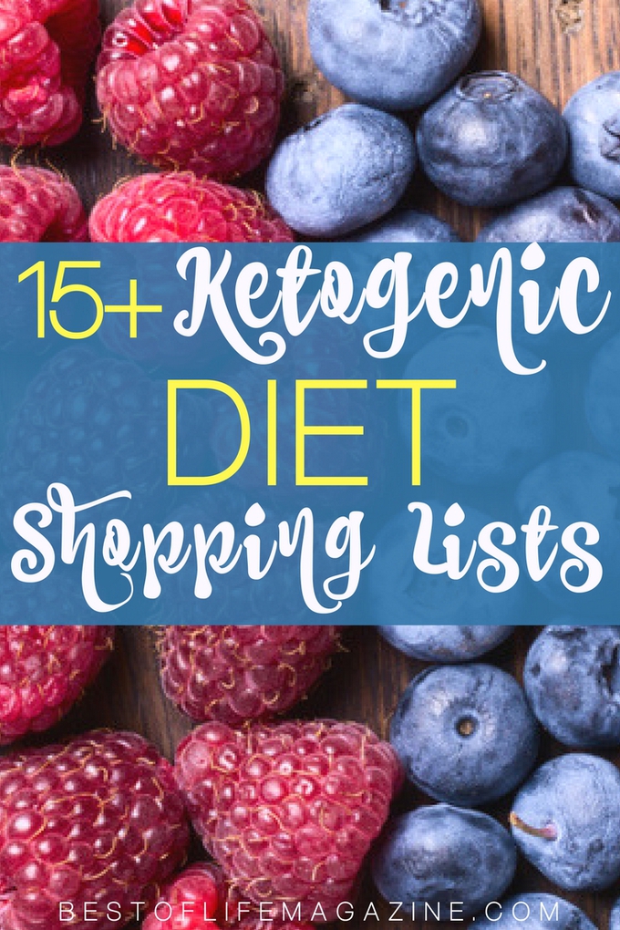 Ketogenic Diet Plan Shopping Lists The Best Of Life Magazine