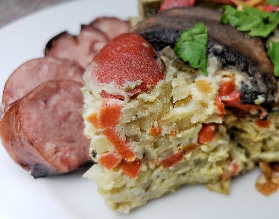 Ketogenic Diet Recipes for Breakfast Close Up of an Egg Casserole