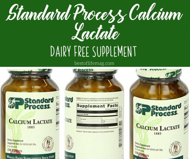 Standard Process Calcium Lactate | Dairy Free Supplement