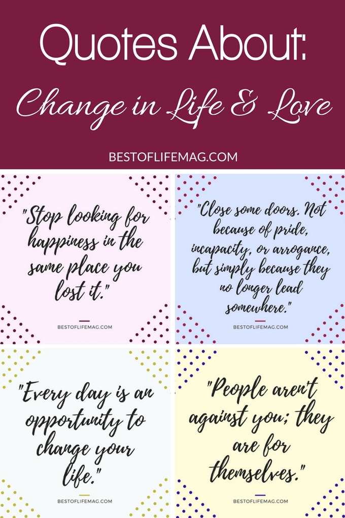 quotes about change and love