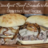 Crockpot beef sandwiches are so easy to make and very juicy, so tasty the whole family will love them! This shredded beef recipe is great for parties, busy weeknights, and more! How to Make Beef Sandwiches in a Crockpot | Crockpot Sandwich Recipes | Slow Cooker Sandwich Recipes | Crock Pot Recipes with Beef