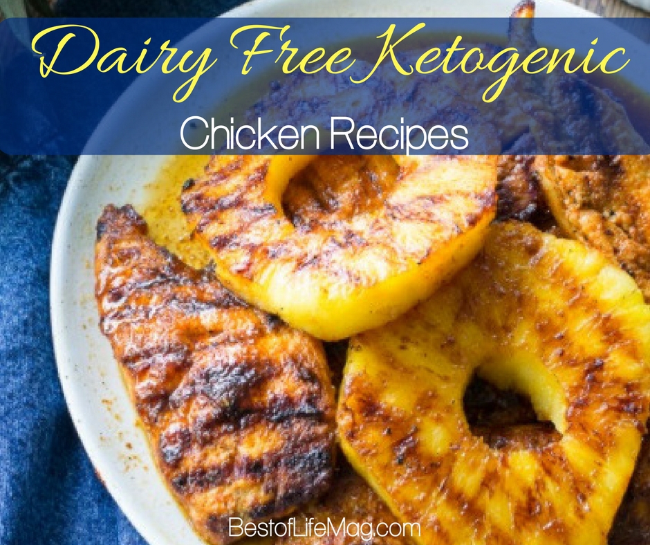 Dairy Free Ketogenic Chicken Recipes