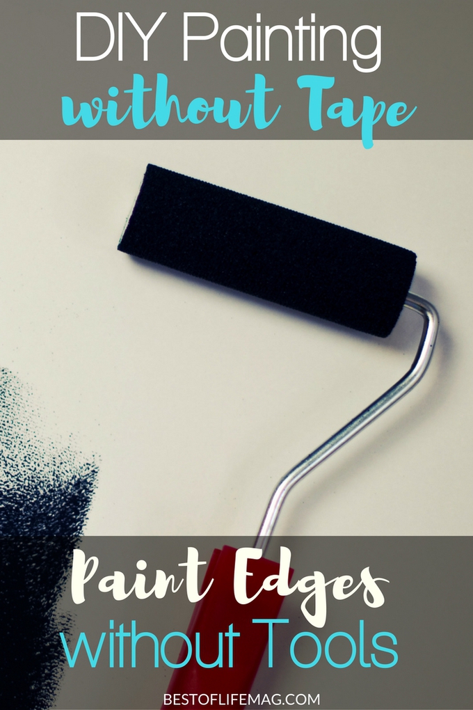 Paint edges without tools and you don’t have to worry about how to paint without tape. Rest assured, it is an easy DIY process with beautiful results! DIY Paint Ideas | DIY Painting Tips | DIY Home Ideas | Painting Tips via @amybarseghian