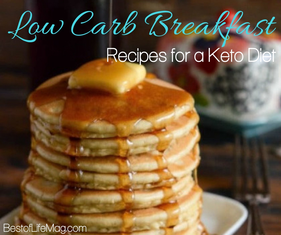 Low Carb Breakfast Recipes for a Keto Diet - The Best of 