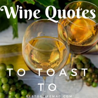 After you pour a glass of wine with friends and family you need something witty to say, why not use one of the best wine toast quotes to get you through?