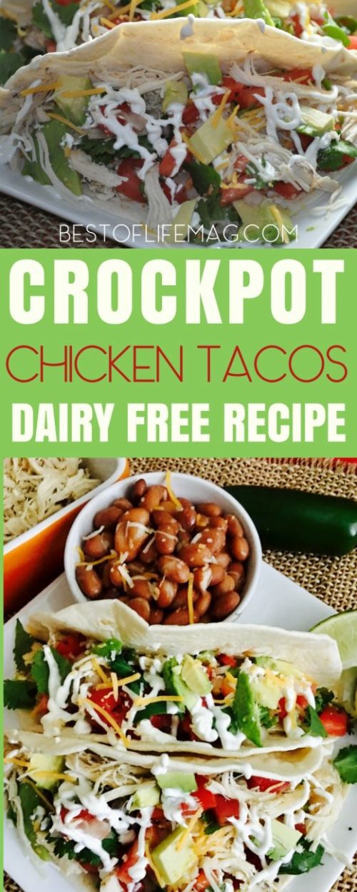 Shredded Chicken Tacos Crockpot Recipe - The Best of Life Magazine