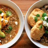 Add this crockpot chicken chili into your meal plan for easy weeknight meals. This chicken chili is perfect for large groups, football games, and parties! Crockpot Recipes | Meal Planning Recipes | Party Food | Chicken Chili | Crockpot Chili | Football Party Food