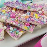 Make this unicorn bark recipe with your children for fantasy filled fun! Candy bark also makes a great party favor or small gift for friends and teachers. Unicorn Bark Video | Candy Bark Video | Recipes for Kids | Unicorn Party | Unicorn Recipe | Unicorn Food