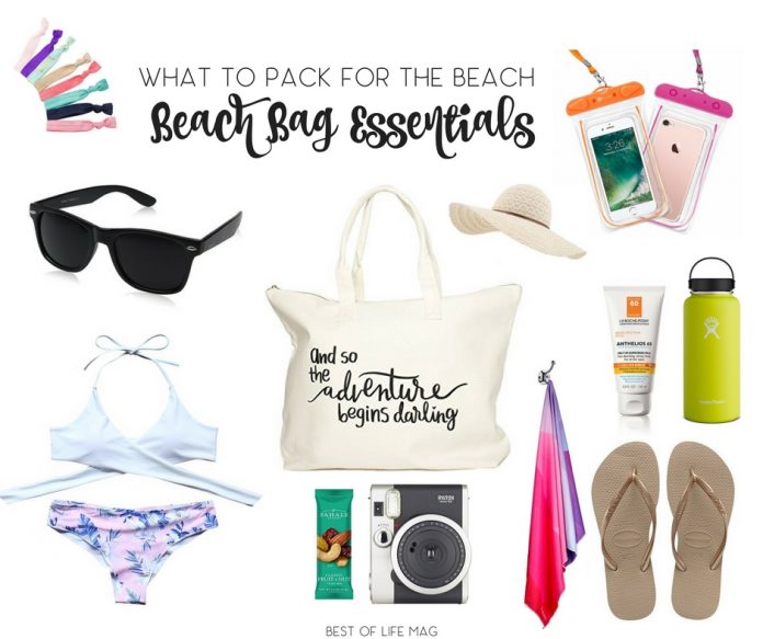 15+ Beach Bag Essentials: What to Pack for the Beach - Best of Life ...