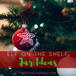 Carry your Elf on the Shelf with you with these fun and creative Elf on the Shelf Jar Ideas. Elf on the Shelf Ideas | Creative Elf on the Shelf Ideas | Things to Do with your Elf on the Shelf | Elf on the Shelf Ideas Little Kids