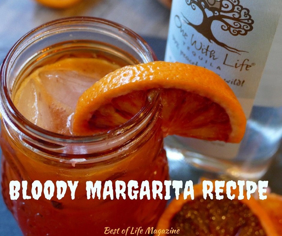 Bloody Margarita Cocktail for Halloween