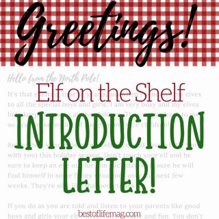 Welcome Elf on the Shelf with this memory making Elf on the Shelf introduction letter printable. Elf on the Shelf Ideas | Introduce Elf on the Shelf | Start Elf on the Shelf | How to Start Elf on a Shelf