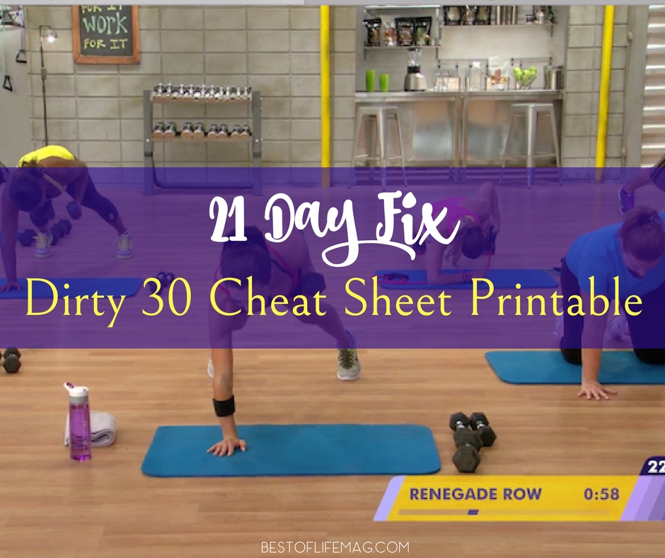 15 Minute Dirty 30 Workout 21 Day Fix Extreme for Build Muscle