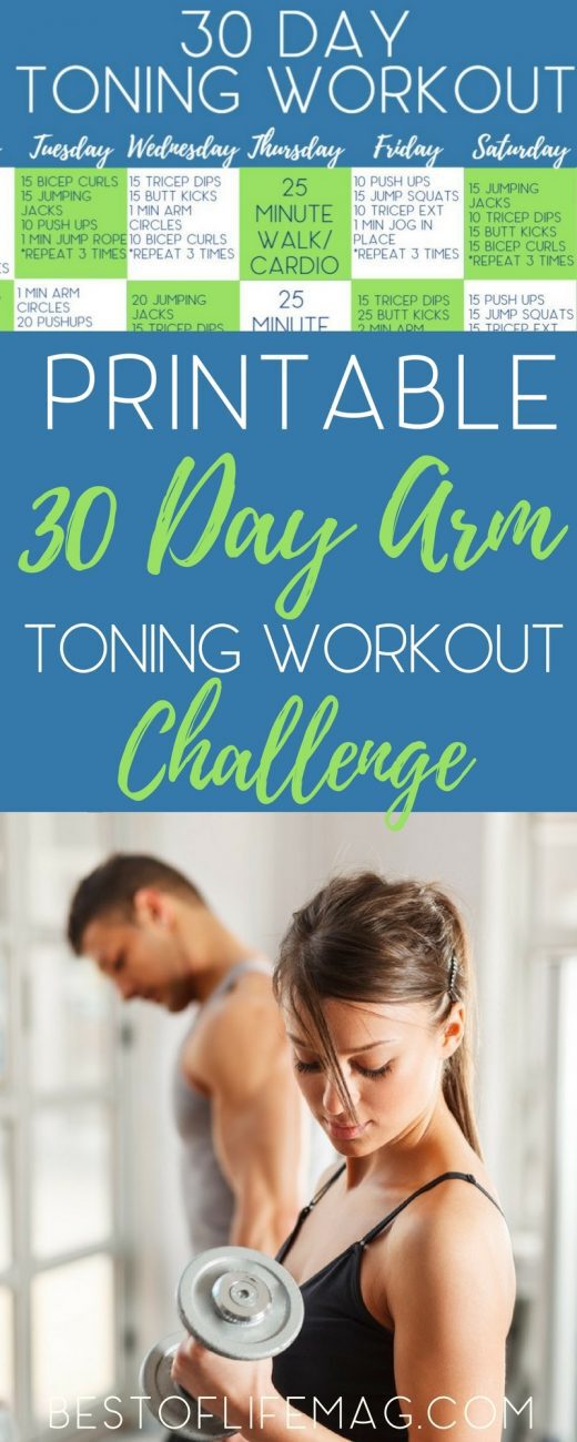 30 Day Arm Toning Workout Challenge Best Of
