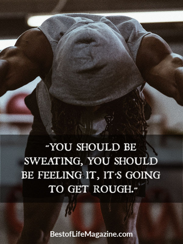 Printable Shaun Week Quotes for Workout Motivation At Home Workouts "You should be sweating, you should be feeling it, it's going to get rough."