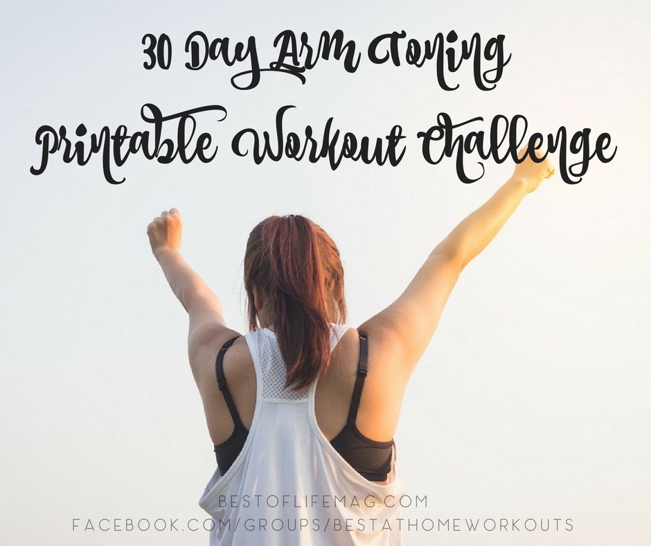 30 Day Arm Toning Workout Challenge {Printable}