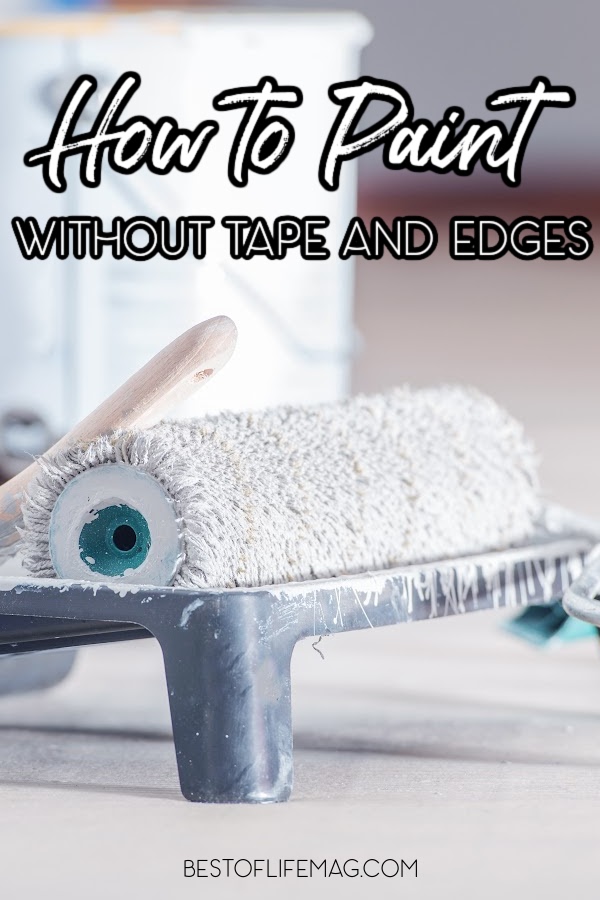 Paint edges without tools and you don’t have to worry about how to paint without tape. Rest assured, it is an easy DIY process with beautiful results! DIY Paint Ideas | DIY Painting Tips | DIY Home Ideas | Painting Tips via @amybarseghian