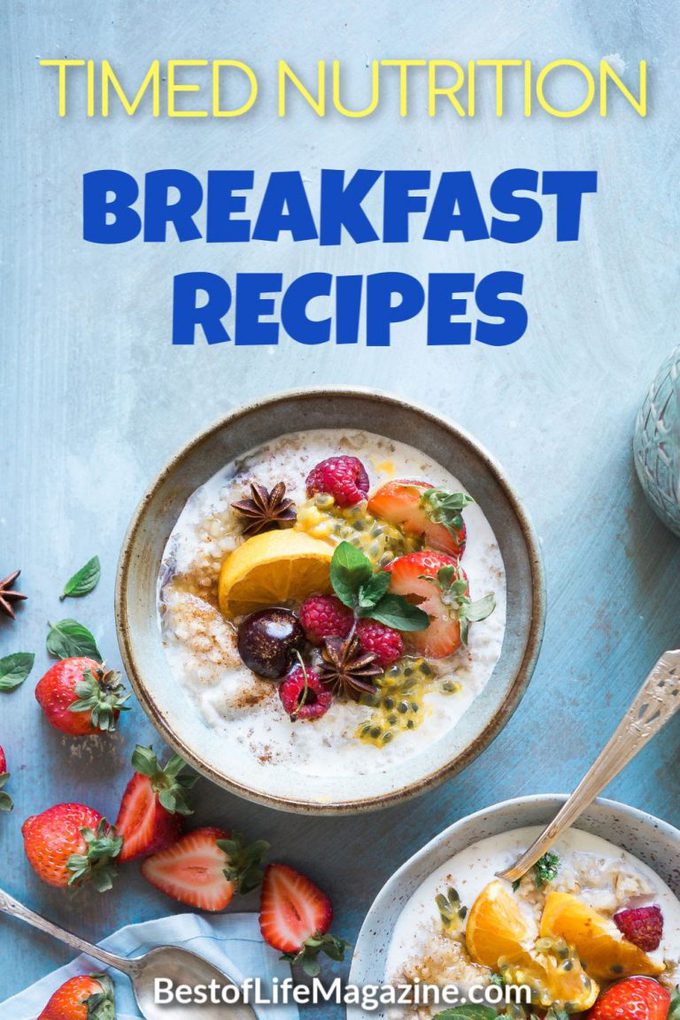 35 Timed Nutrition Breakfast Recipes | 80 Day Obsession Meal Plan