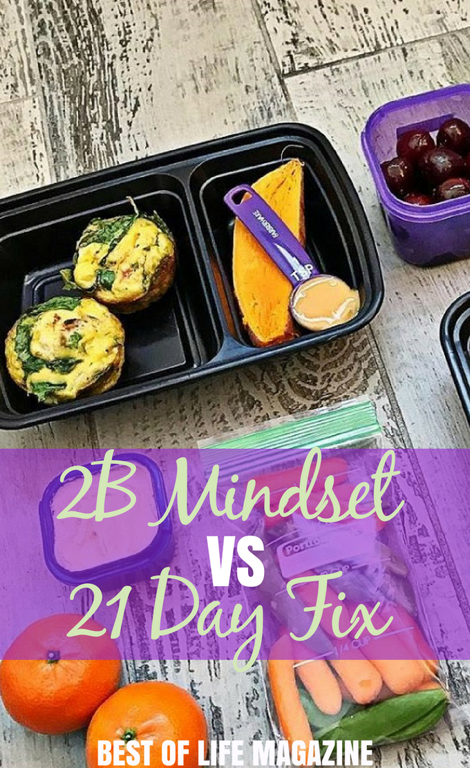 Taking 2B Mindset vs 21 Day Fix will let you see the many differences between both of the best Beachbody diet plans that are designed to help you lose weight. Finding the best diet plan that will help you lose the most weight sounds impossible. But Beachbody makes the impossible, possible with the help of nutritionists and their healthy diet plans. #2BMindset #21DayFix #WeightLoss #MealPlanning #Diets #21DF