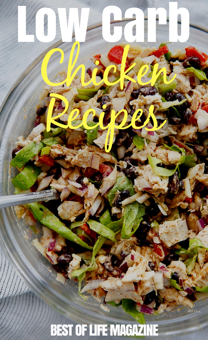 These 25 make ahead, low fuss and portable low carb chicken recipes take minimal time and ingredients, but have a ton of flavor. #recipes #lowcarbrecipes #chickenrecipes #lunchrecipes #healthyrecipes #weightloss #weightlossrecipes via @amybarseghian