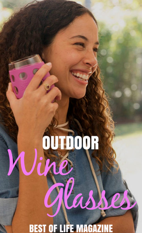 Outdoor Wine Glasses for Summer Parties Non Breakable Wine Glasses