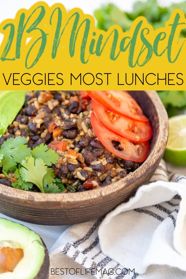 These 10 2B Mindset Veggies Most lunches for work are made to be simple and delicious and best of all, portable so you have two weeks of 2B Mindset friendly recipes anywhere. #2bmindset #2bmindsetrecipes #veggiesmost #healthy #healthyrecipes #healthylunches #weightloss #weightlossrecipes #beachbody #beachbodyondemand #beachbodyrecipes