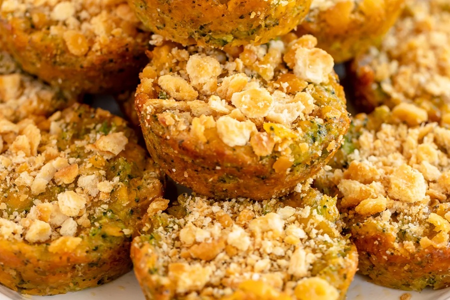Easy Broccoli Bites Recipe in a Pile 2B Mindset Snack Recipes