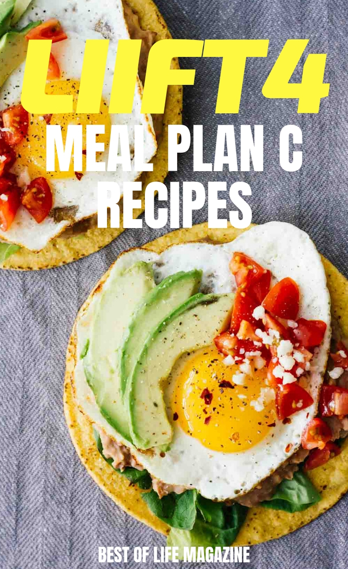 Using some easy LIIFT4 Meal Plan C recipes you can enjoy your meal plan, organize your diet, and succeed with your weight loss. Recipes for Weight Loss | Healthy Recipes | Beachbody Recipes | Beachbody Workouts #Beachbody #recipes #LIIFT4