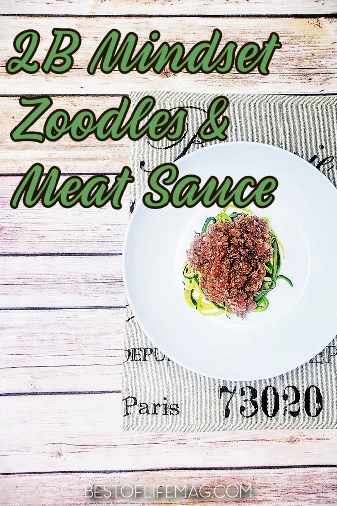 An entire plate of this hearty zoodle and meat sauce recipes contains ZERO grains which means it’s a filling meal without the carb bloat! Zoodles Recipe | Healthy Meat Sauce Recipe | Healthy Recipe | Easy Zoodles Recipe #zoodles #recipes #weightloss #lowcarb