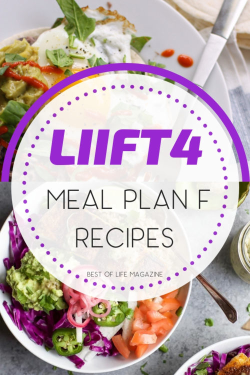 25 LIIFT4 Meal Plan F Recipes | LIIFT4 Sample Meal Plan - Best of Life