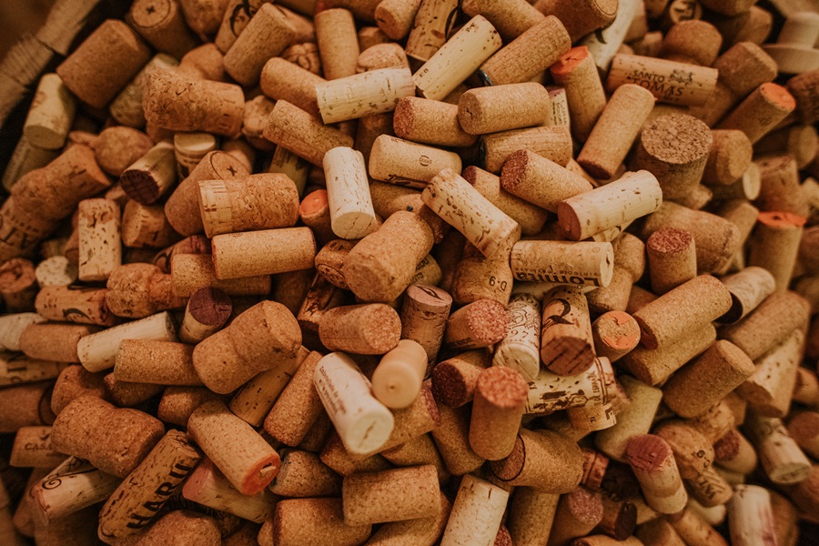 DIY Wine Cork Wreaths a Pile of Wine Bottle Corks