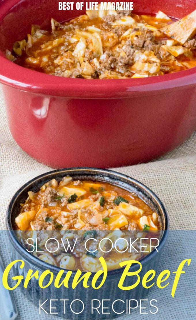 Slow Cooker Ground Beef Keto Recipes - Best of Life Magazine