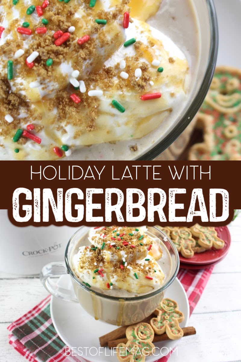 Our easy gingerbread latte recipe is the perfect crockpot drink for holiday parties or even for Christmas morning. Easy Gingerbread Latte | Crockpot Latte | Slow Cooker Latte | Holiday Drinks | Christmas Morning Drinks | Holiday Party Drinks | Homemade Gingerbread Latte | Crockpot Holiday Drinks | Christmas Latte Recipe | Festive Drinks | Holiday Beverage Ideas | Gingerbread Coffee Ideas | Slow Cooker Christmas Drinks | Easy Holiday Recipes for a Crowd via @amybarseghian