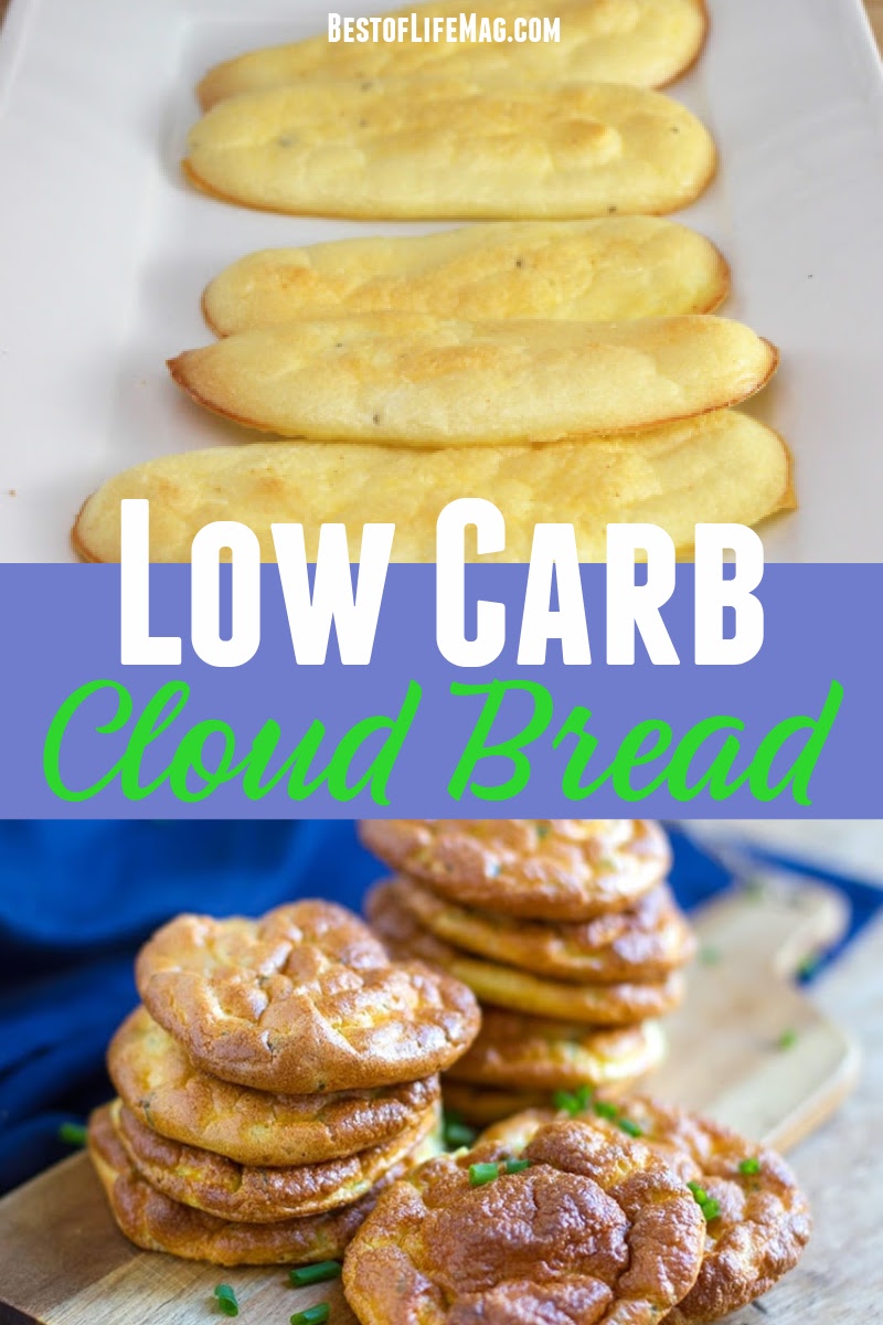 The best low carb cloud bread recipes can help you enjoy bread again and keep you losing weight in a healthy way. Low Carb Bread Recipes | Low Carb Recipes | Keto Bread Recipe | Keto Recipes | Healthy Recipes | Meal Planning #lowcarb
